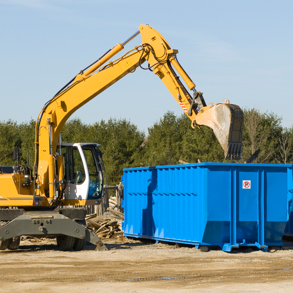 what are the rental fees for a residential dumpster in Jackhorn